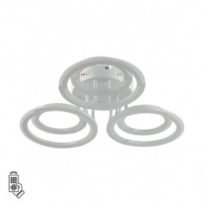 LUMION 8028/80CL LEDIO LN25 бел/ акрил люстра свд управл. LED 80W 2K-4K-6K 220V пульт ДУ OSAKA