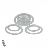 LUMION 8028/80CL LEDIO LN25 бел/ акрил люстра свд управл. LED 80W 2K-4K-6K 220V пульт ДУ OSAKA