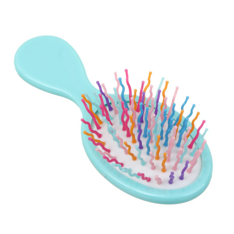 ЮНИLOOK Расческа массажная с декором, пластик, 14х6см, 4 дизайна