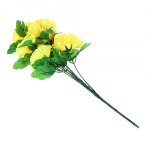 LADECOR Букет искусственных цветов в виде георгины крупной, 6 цветов