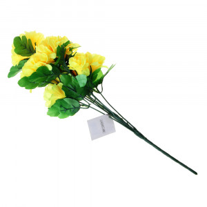 LADECOR Букет искусственных цветов в виде георгины крупной, 40-45 см, 6 цветов
