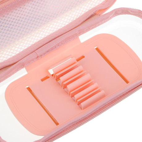 BY Русские Супергерои Пенал каркасный, 22х10х4,5см, 1отд, отк.планка, блестки в геле, "Заря джуниор"