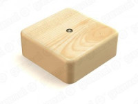 GREENEL Коробка распред. ОУ под кабель-канал 100х100х44мм, IP40, СОСНА (25шт) GE41221-11