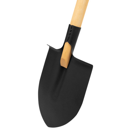 Лопата штыковая, 205х284х1340 мм, деревянный черенок с пропиткой, Сибртех