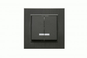 MAKEL Karea Line выкл. СУ 2 кл. (инд.) ДЫМЧАТЫЙ 86050023