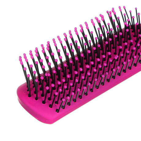 ЮНИLOOK Расческа массажная Грани, пластик, 23х3,7см, 4 цвета