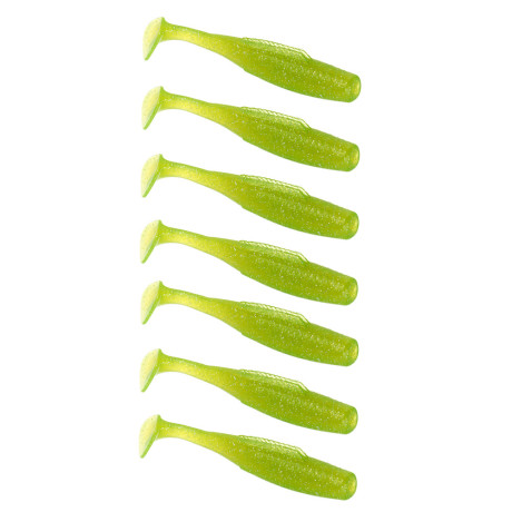 KAIDA Приманка силиконовая РИППЕР 3", 8см, 4гр, HT004, 7шт