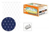 Гирлянда-сетка ул. 168LED белый, 2,5x1,5м, 8реж., прозр. соед. до 5мод. IP44 TDM SQ0361-0031