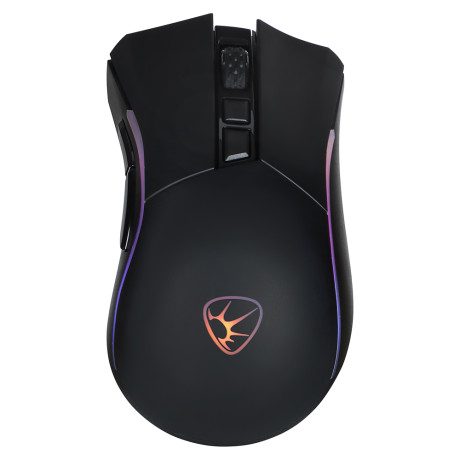 BY Игровая мышь беспроводная Rocket 2.4 ГГц, 10000dpi,500мАч,7D,PMW3325,RGB,220см