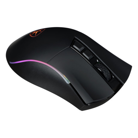 BY Игровая мышь беспроводная Rocket 2.4 ГГц, 10000dpi,500мАч,7D,PMW3325,RGB,220см