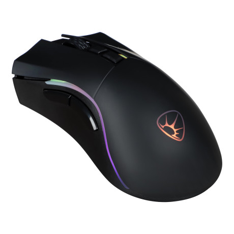 BY Игровая мышь беспроводная Rocket 2.4 ГГц, 10000dpi,500мАч,7D,PMW3325,RGB,220см