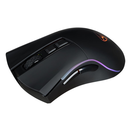 BY Игровая мышь беспроводная Rocket 2.4 ГГц, 10000dpi,500мАч,7D,PMW3325,RGB,220см