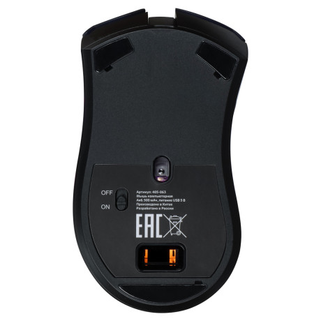 BY Игровая мышь беспроводная Rocket 2.4 ГГц, 10000dpi,500мАч,7D,PMW3325,RGB,220см