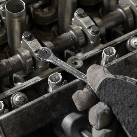 Набор ключей рожковых, 6 х 32 мм, 12 шт., CrV, хромированные Matrix