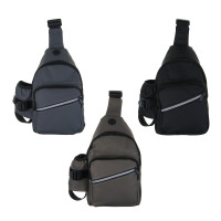ЮL Сторм Сумка-слинг с карманом для бутылки, 100% полиэстер, 29х16х9см, 3 цвета, КЖС24-18