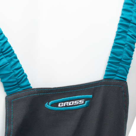 Полукомбинезон профессиональный рабочий, 97% хлопок 3% спандекс, L Gross