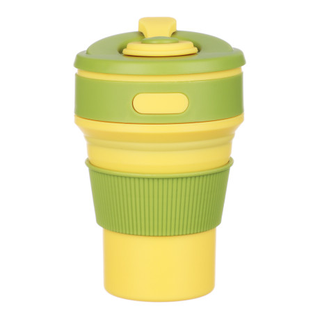 VETTA Стакан складной с крышкой, 12,7х8,8см, силикон, полипропилен