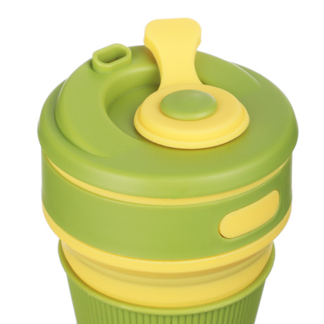 VETTA Стакан складной с крышкой, 12,7х8,8см, силикон, полипропилен