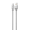 PRILUCHNIY Кабель для зарядки Metall Type-C, 1м, 3A, QC 3.0, металл
