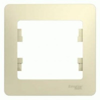 Systeme Electric GLOSSA рамка СУ 1 мест. беж. GSL000201 (45!)