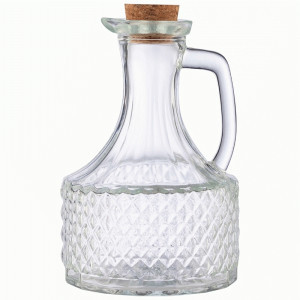 Ёмкость для масла и уксуса с пробковой крышкой OLIVA 350мл, 9,5*15см, стекло 109040 Mallony