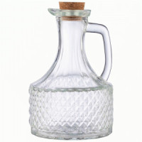 Ёмкость для масла и уксуса с пробковой крышкой OLIVA 350мл, 9,5*15см, стекло 109040 Mallony