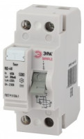 ЭРА SIMPLE выкл. дифферинциальный (УЗО) ВД-40 2P 40А 30мА, тип AC, 6кА, электрон.