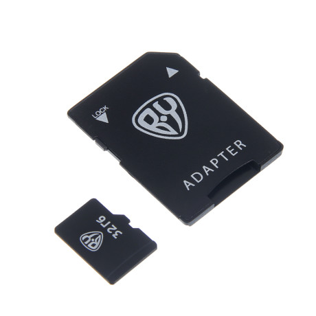 Флеш-карта памяти microSD BY 32Гб, 10 класс с адаптером SD