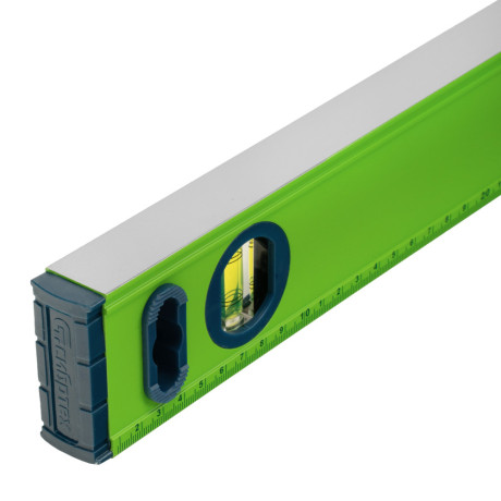 Уровень алюминиевый УСМ-0,5-1500, фрезерованный, 3 глазка, магнитный, рукоятки, 1500 мм Сибртех