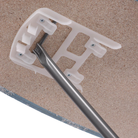 VETTA Доска гладильная ДСП, 1120х350х80(ДхШхВ)мм,выдвиж.подставка п/утюг,подрукавник,удл. 1,6м ДЛ-4