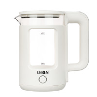 LEBEN Чайник электрический 1,8л стекло+пластик