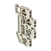 EKF Колодка клеммная самозажимная двойная JXB-ST-4 32А серая PROxima plc-jxb-st-4-4-2