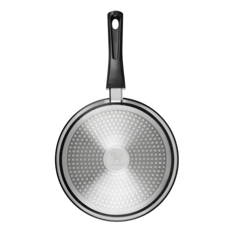 СЛАВЯНА Калина Сковорода литая глубокая d26см, антипригар.покрытие "мрамор", съемная ручка, индукция