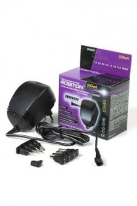 Б/п Robiton SN500S AC/DC (1.5/3/4.5/6/7.5/9/12V 0.5A) стабилиз, 8 насадок (универсал. полярн.),04400