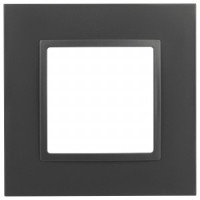 ЭРА Elegance Classic рамка пластик СУ 1 мест., антрацит 14-5011-05  60575