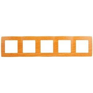 ЭРА 12 рамка СУ 5 мест. ольха, 12-5005-07 2466