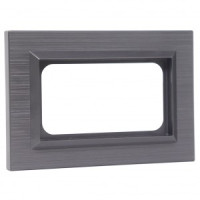 OVIVO Рамка СУ для 2-ой роз QUANTUM с земл., сталь, 405-340000-266
