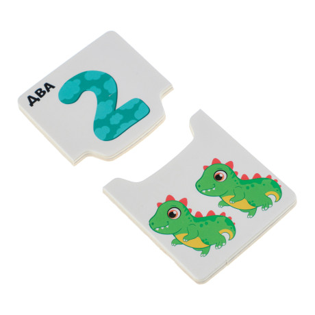 ИГРОЛЕНД Развивающий набор "Первый счет", дерево, 21х8,5см