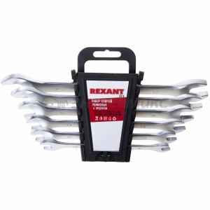 Набор ключей рожковых 8-19 мм 6 предметов Rexant,12-5843