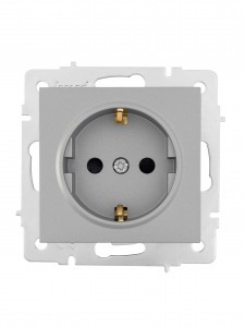 Lezard VESNA мех. роз. штор. СУ 16А платина (ПБТ, корп. ABS)  742-3588-124B