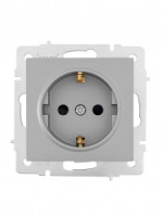 Lezard VESNA мех. роз. штор. СУ 16А платина (ПБТ, корп. ABS)  742-3588-124B