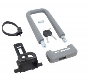 Замок вел.с креп.на раму Авангард PYTHON 626 GREY ст/силик102*210мм,d19-23мм,неавт2проф.кл(10,20)