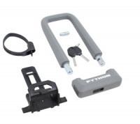 Замок вел.с креп.на раму Авангард PYTHON 626 GREY ст/силик102*210мм,d19-23мм,неавт2проф.кл(10,20)