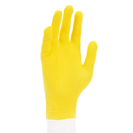 Перчатки Нейлон, 13 класс, цвет лимон, L