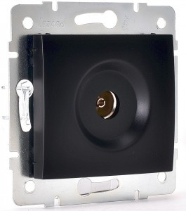 Lezard KARINA мех. роз. СУ 1 мест. TV (проходн.) чёрн. бархат (корп. ABS) 707-4288-129