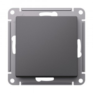 Systeme Electric AtlasDesign мех. выкл. СУ 1 кл. кнопка СУ 1 кл. БАЗАЛЬТ ATN001415 (5!)