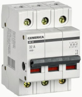 IEK GENERICA выкл. нагрузки (мини-рубильник) ВН-32 3Р 32А