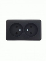 Lezard VIOLA роз. ОУ 2 мест. керамика черн. (корп. ABS) 751-4200-128