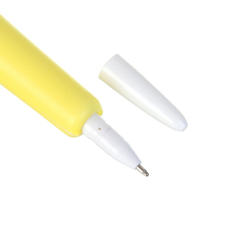 Ручка-мялка шариковая синяя, в форме монстрика, 4 дизайна