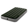 INTEX Матрас надувной DOWNY AIRBED, встроенный ножной насос, 191x99x25см, до 136кг, 64761